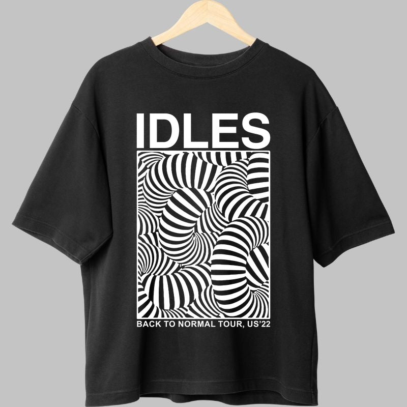 Tricou IDLES - Back to Normal Tour 2022 fata
