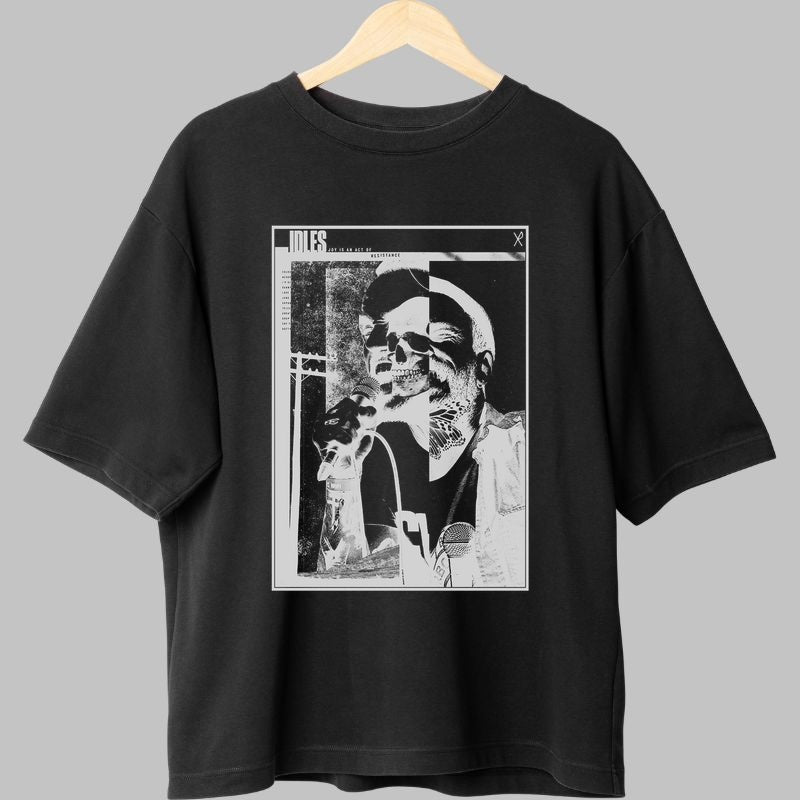 Tricou IDLES - Punk Resistance Collage fata