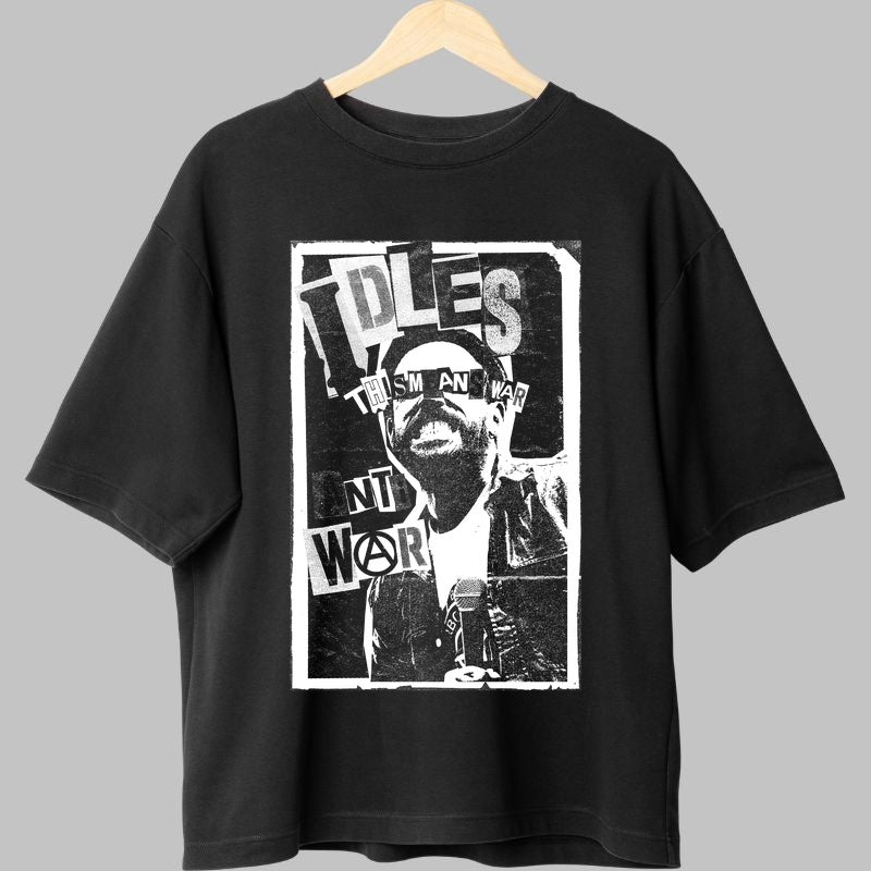 Tricou IDLES - This Man Is Not At War fata
