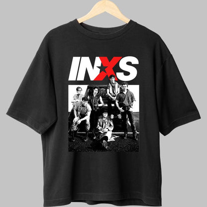 Tricou INXS - Portret Urban Rock fata