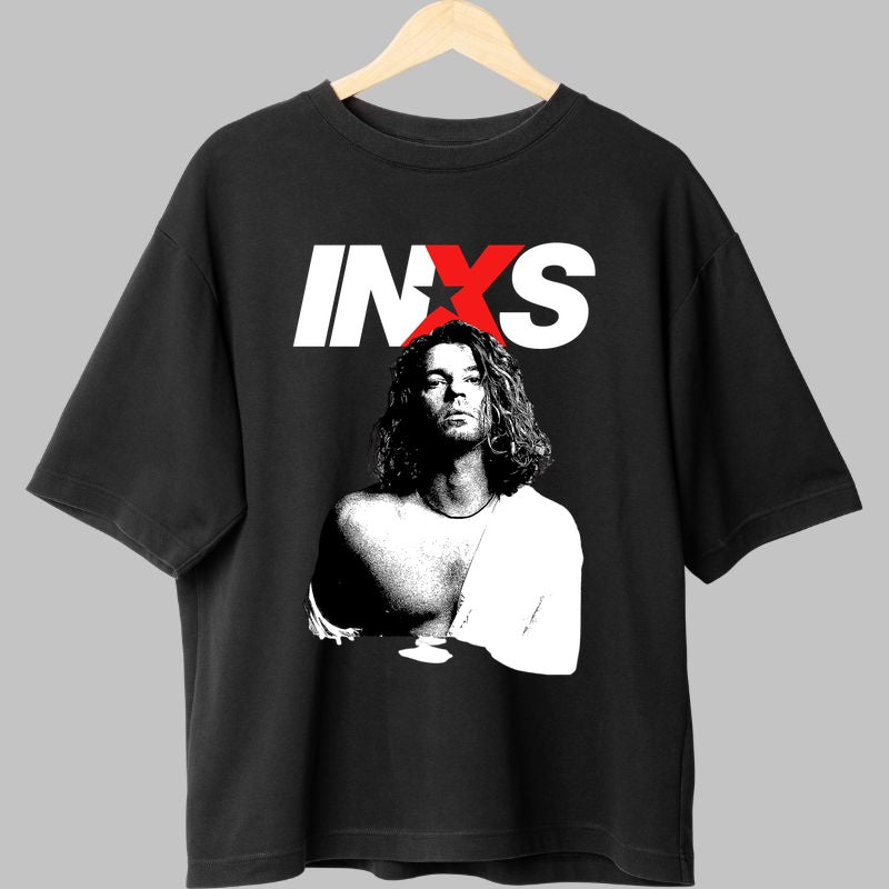 Tricou INXS - Rock Iconic Portrait fata