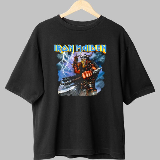 Tricou Iron Maiden - Eddie Razboinicul Fulgerului fata