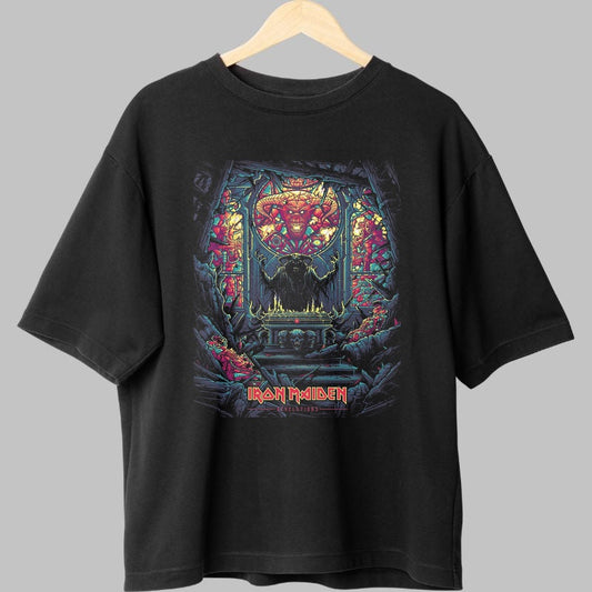 Tricou Iron Maiden - Sanctuarul Intunecat fata