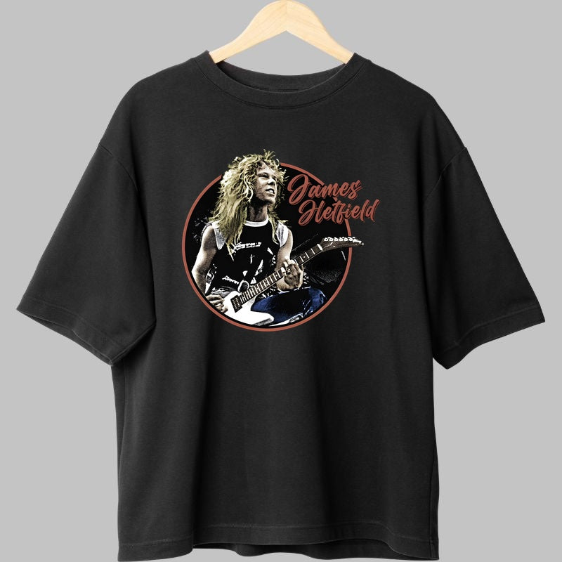 Tricou James Hetfield - Metal Power Iconic fata