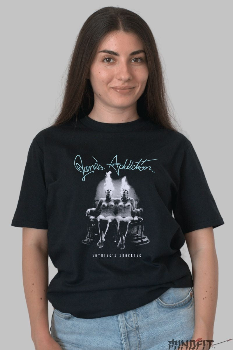 Tricou Jane-s Addiction - Nothing-s Shocking Artwork dama negru