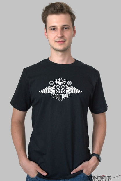 Tricou Jane-s Addiction - Wings Skull Emblem barbat negru