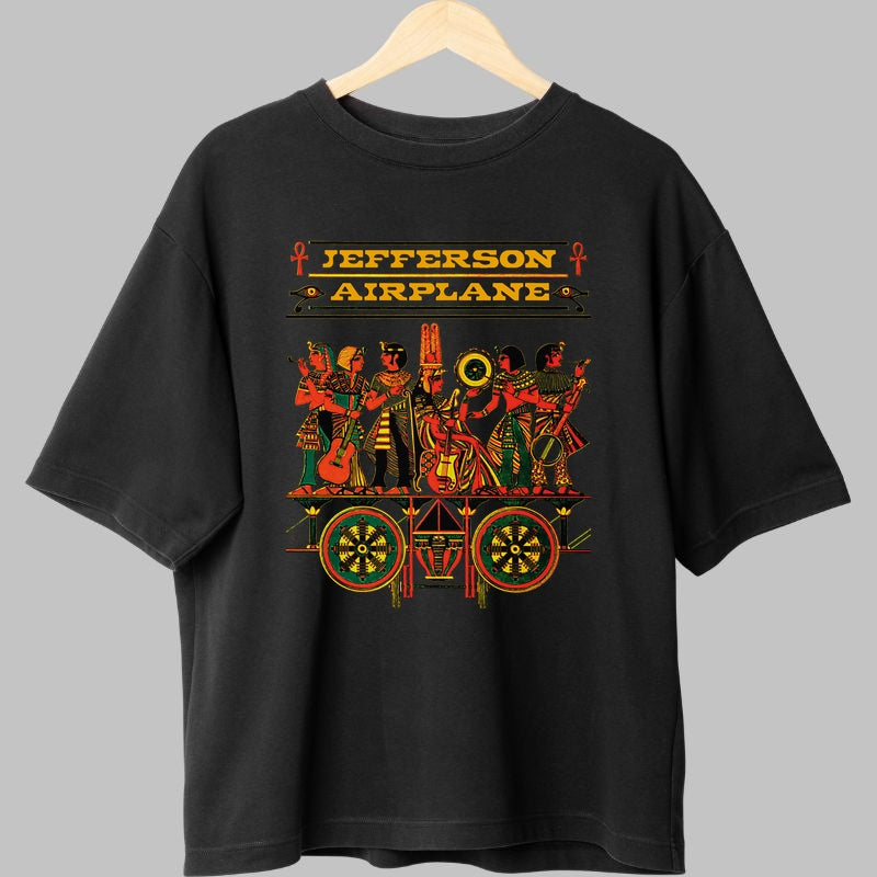 Tricou Jefferson Airplane - Psychedelic Egyptian Vibe fata