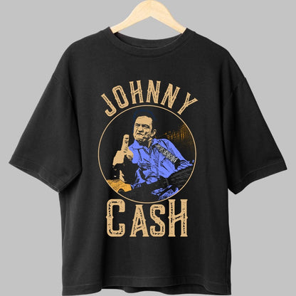 Tricou Johnny Cash - Rebelul Legendelor Country fata
