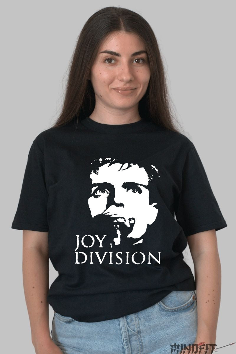 Tricou Joy Division - Ian Curtis Iconic Portrait dama negru