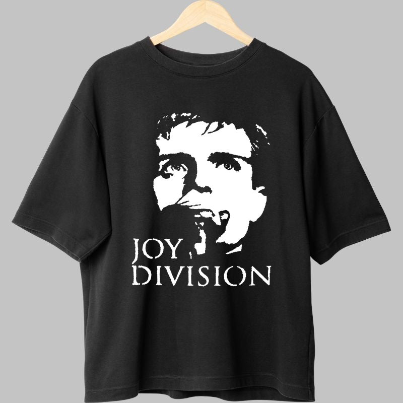 Tricou Joy Division - Ian Curtis Iconic Portrait fata