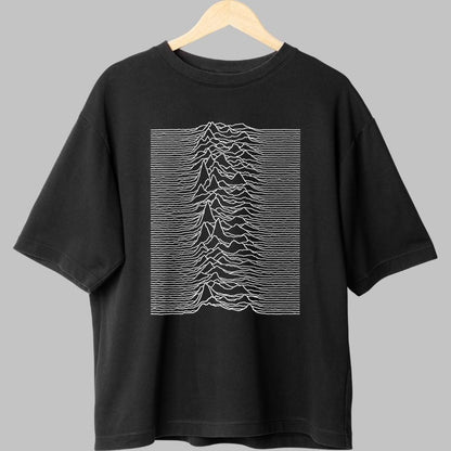 Tricou Joy Division - Unknown Pleasures Wave Design fata