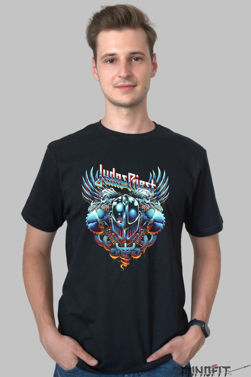 Tricou Judas Priest - Screaming Metal Legacy barbat negru