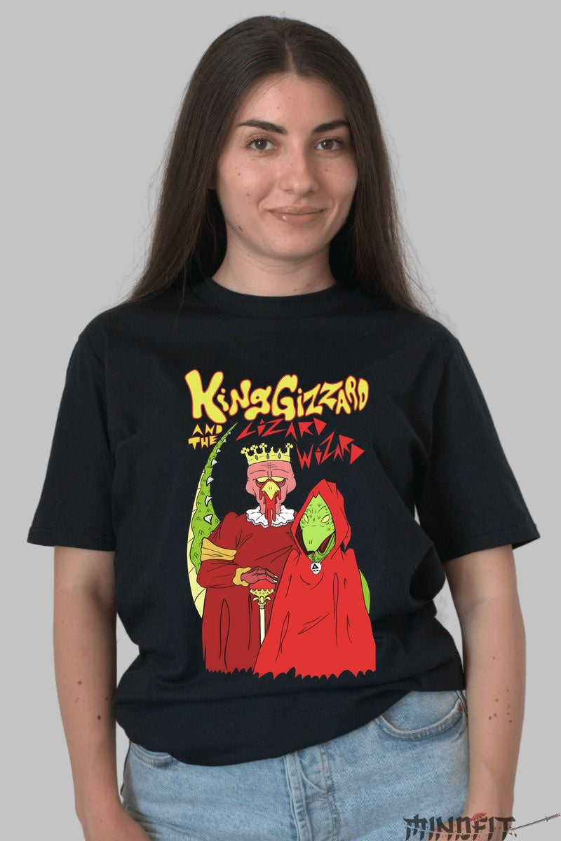Tricou King Gizzard and the Lizard Wizard - Royal Psychedelia dama negru