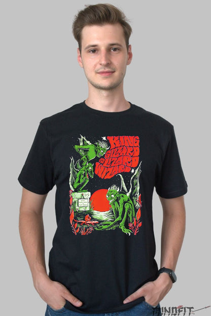 Tricou King Gizzard - Apus Psihodelic barbat negru