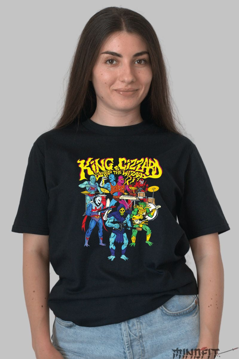 Tricou King Gizzard - Galactic Rock Show dama negru
