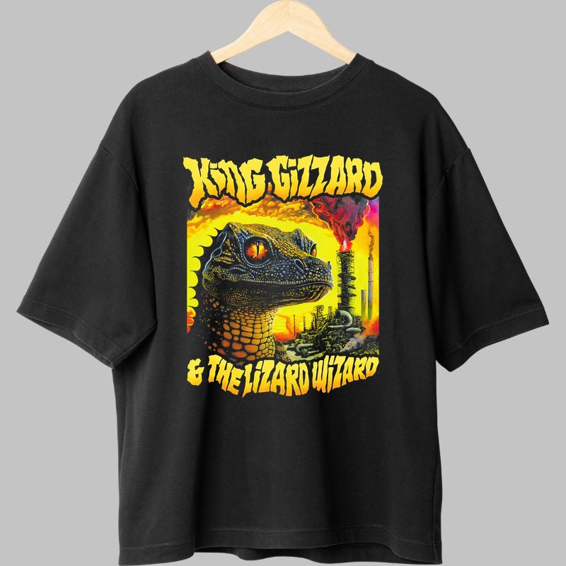Tricou King Gizzard - Lizard Attack Psychedelia fata