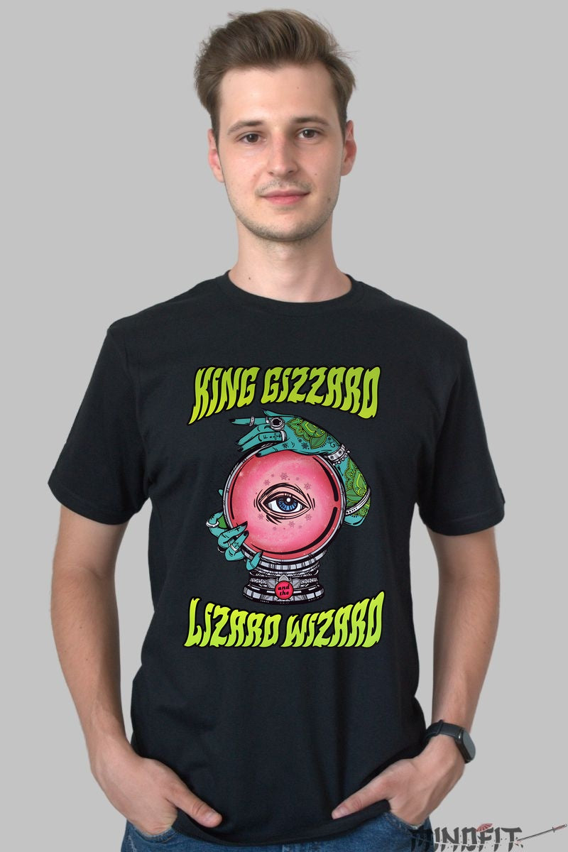 Tricou King Gizzard - Psych Rock Visions barbat negru