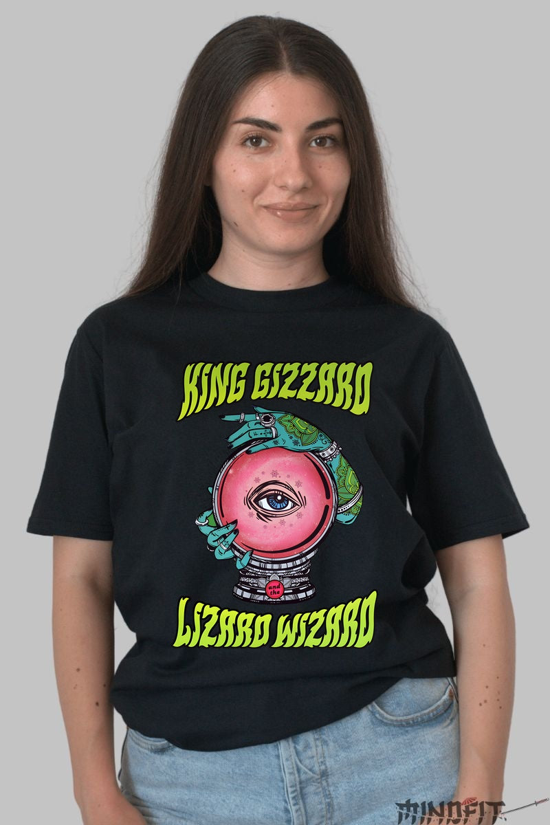 Tricou King Gizzard - Psych Rock Visions dama negru