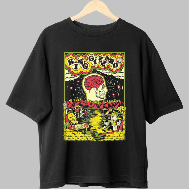 Tricou King Gizzard - Psychedelic Brainstorm fata