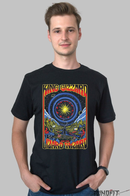 Tricou King Gizzard - Psychedelic Cosmic Vision barbat negru