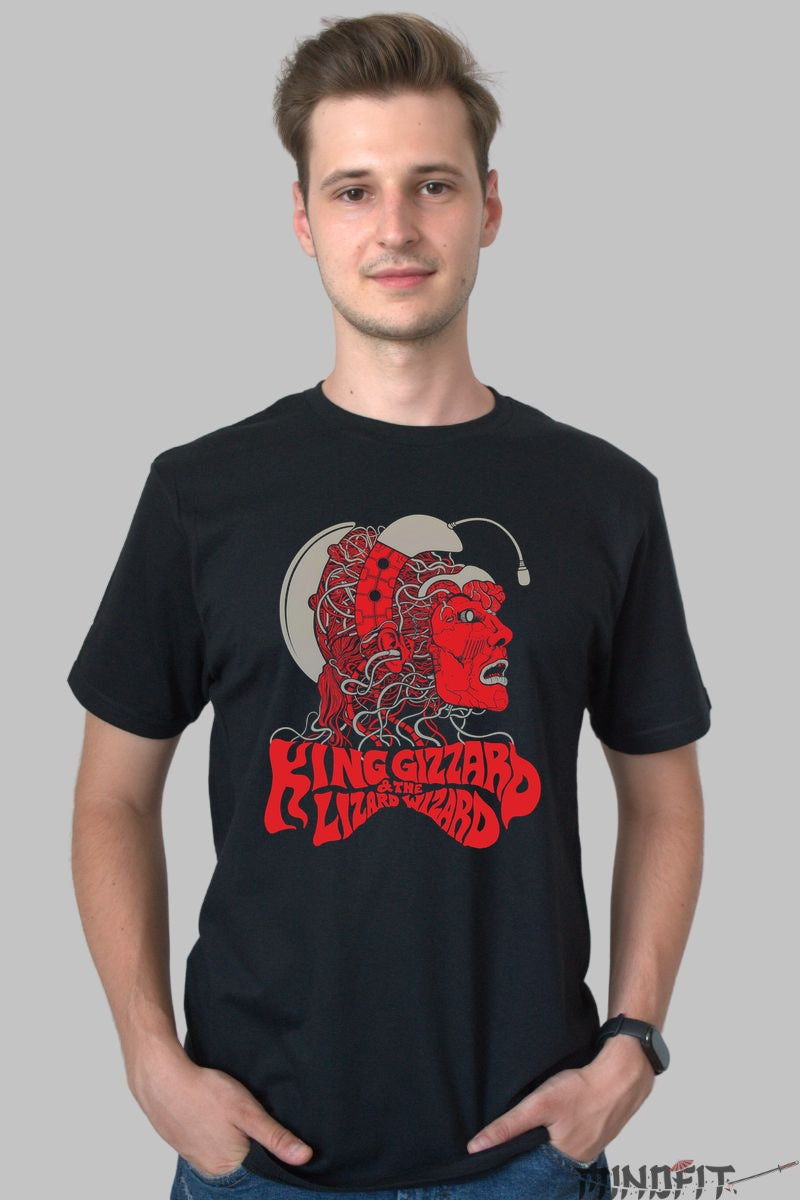 Tricou King Gizzard - Psychedelic Neural Storm barbat negru