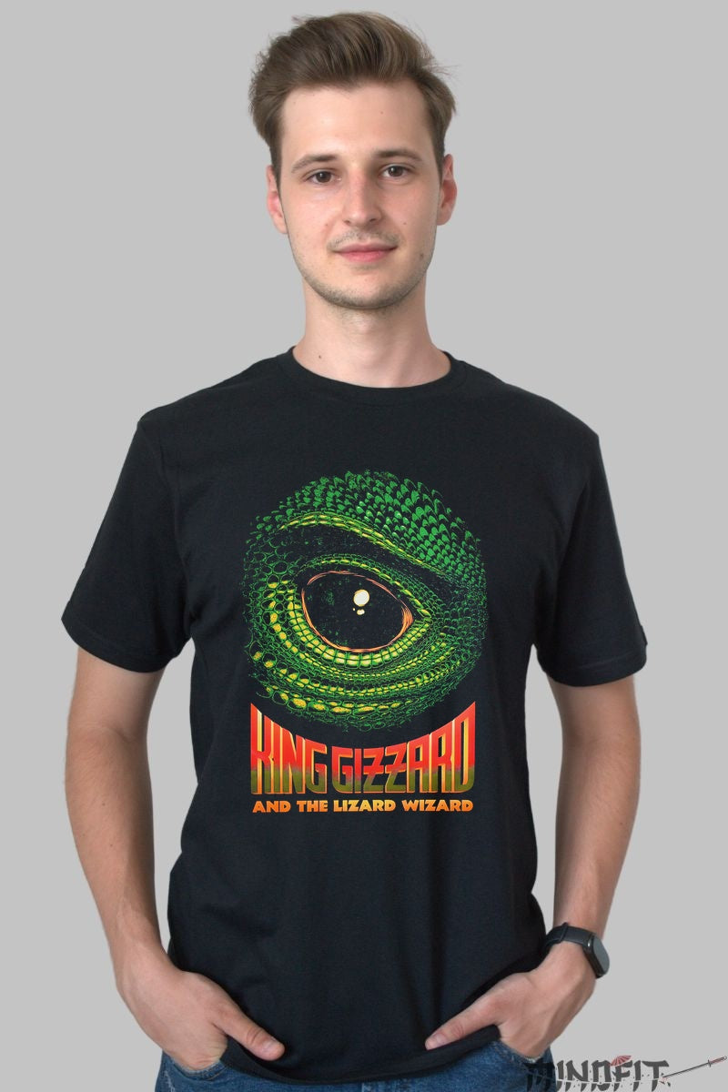 Tricou King Gizzard - The Lizard Eye barbat negru