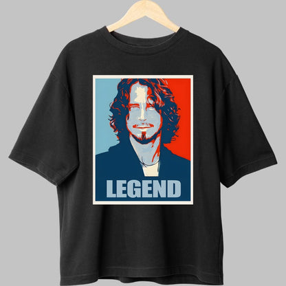 Tricou Legend - Portret Iconic Grunge fata