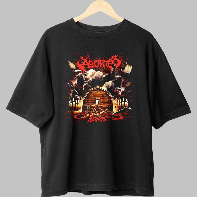 Tricou Metal Aborted - Bathos Carnage Edition fata negru