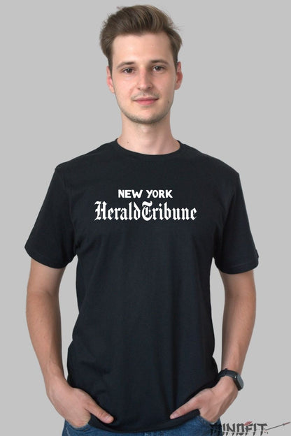 Tricou New York Herald Tribune - Vibe cinematografic iconic barbat negru