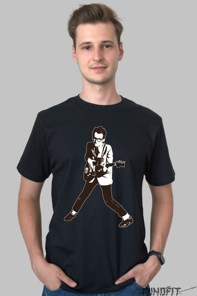 Tricou Punk Attack - Rebel Guitar Stance barbat negru