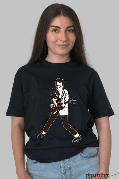 Tricou Punk Attack - Rebel Guitar Stance dama negru