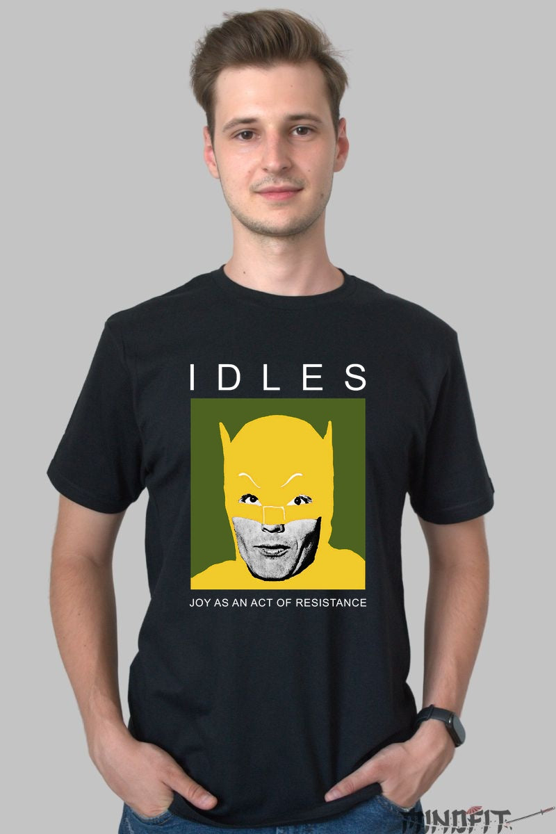 Tricou Rock IDLES - Joy as an Act of Resistance barbat negru