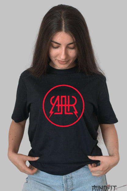 Tricou Rock Thunder - Simbol Electric Ro-u dama negru