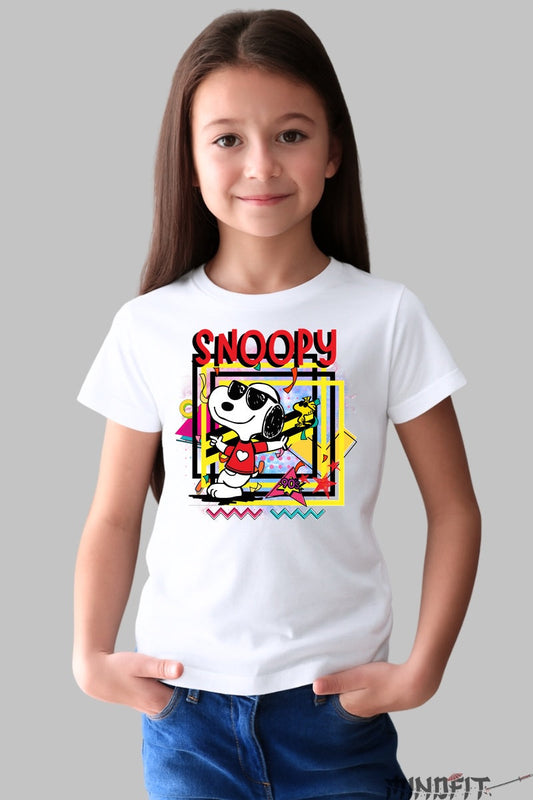 Tricou Snoopy Cool Vibes - Peanuts fata alb